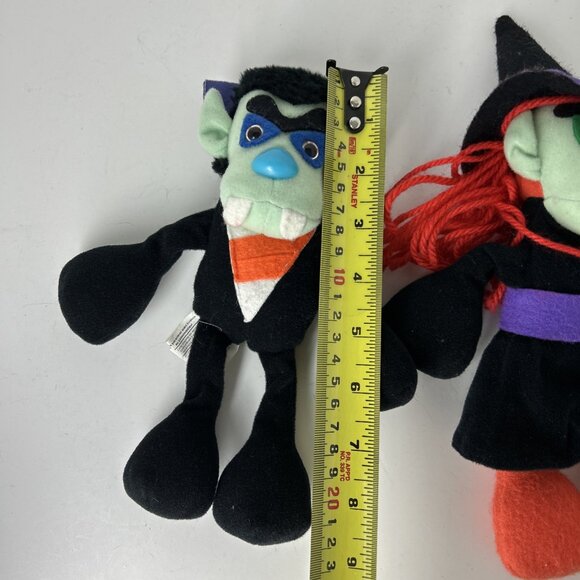 Vtg Dracula Witch Bean Bag Plush 1986 Graphics Intl Halloween Monster Doll Decor - Picture 8 of 8